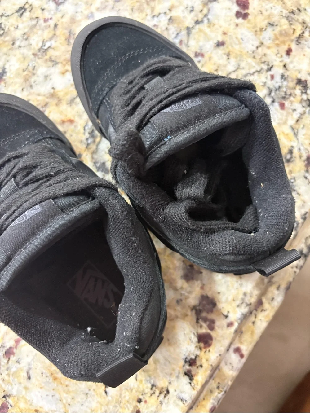 Vans Kids Black High-Top Sneakers